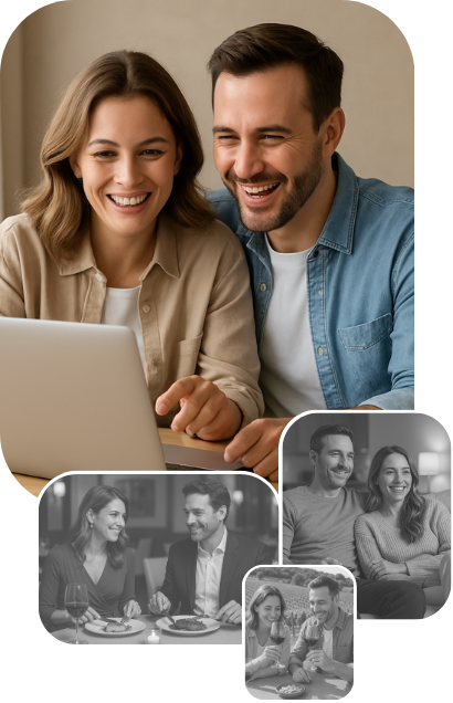 familia feliz planejando viajem - viagens braztrip